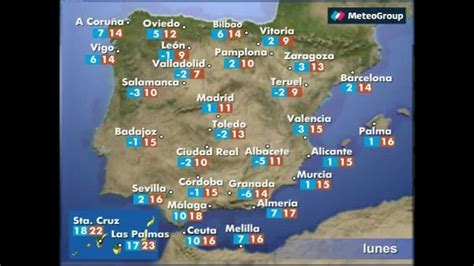 Previsión Del Tiempo Para Este Lunes 4 De Diciembre