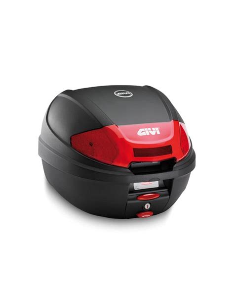 GIVI MALETA ML 30 LTS E300 MICRO 2 NEGRO BASE N C CAT ROJO