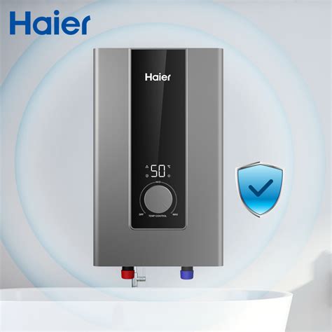 Silver High Quality W Tankless Electric Tankless Instantaneous Hot Water Heater Electric