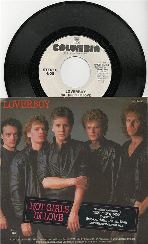 Loverboy Loverboy Hot Girls In Love Stereo Version B W Hot Girls In Love Same