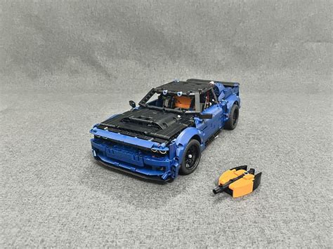 Lego Moc Dodge Challenger Srt Demon By Crazykreations Rebrickable Build With Lego