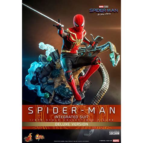 Hot Toys Spider Man Integrated Suit Deluxe Version Marvel S Spider Man No Way Home Figurine