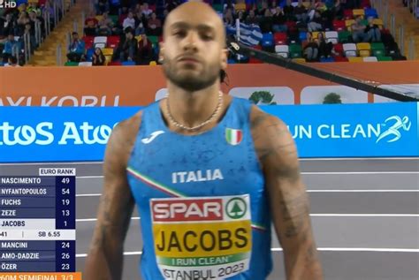 EUROINDOOR ATLETICA MARCELL JACOBS VA IN FINALE NEI 60 METRI