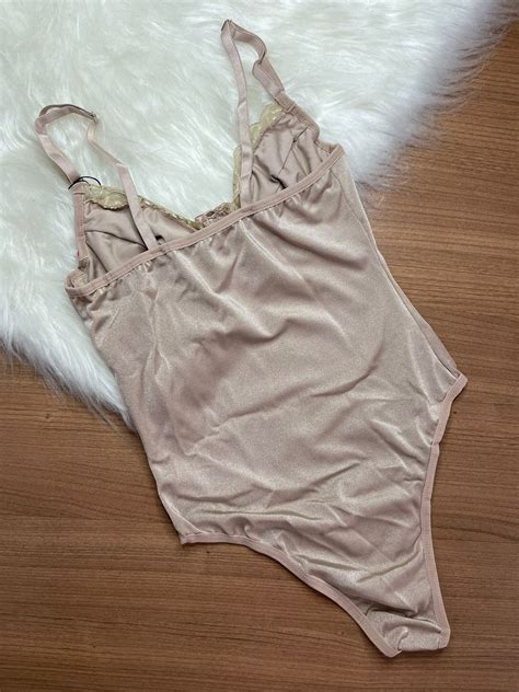 BODY RENDA E TULE NUDE Butique Da Camis