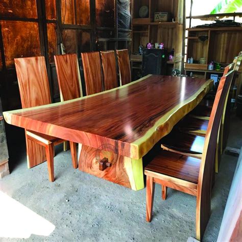 Rustic Wooden Tables: furniture manufacturer By artisan Jepara