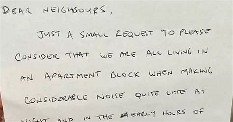 Couple Humiliated By Neighbours Note Asking Them To Keep It Down During Sex Daily Star