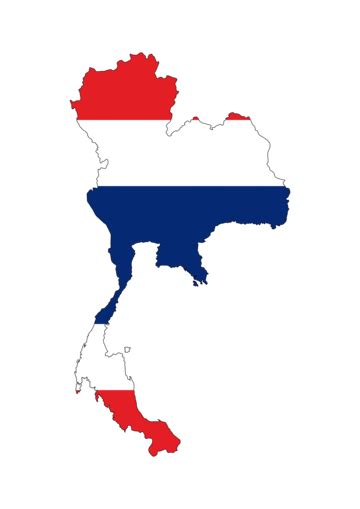 Thailand Flag Map Png Transparent Images Free Download Vector Files