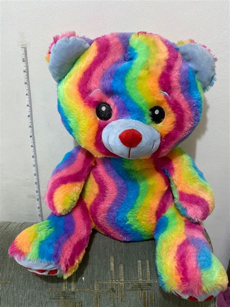 Rainbow Cute Teddy Bear Hobbies And Toys Toys And Games On Carousell