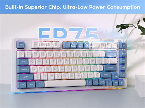 Epomaker Ep Hot Swap Bt G Usb C Wired Gaming Mechanical Keyboard With Mah