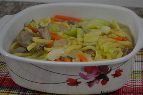 Lomi Noodle Soup Filipino Dishes And Recipes