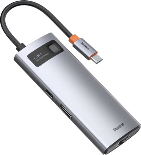 Док-станция Baseus USB3.1 USB Type C PD 100W/HDMI 4K 30Hz/3хUSB3.2 Gen1 ...