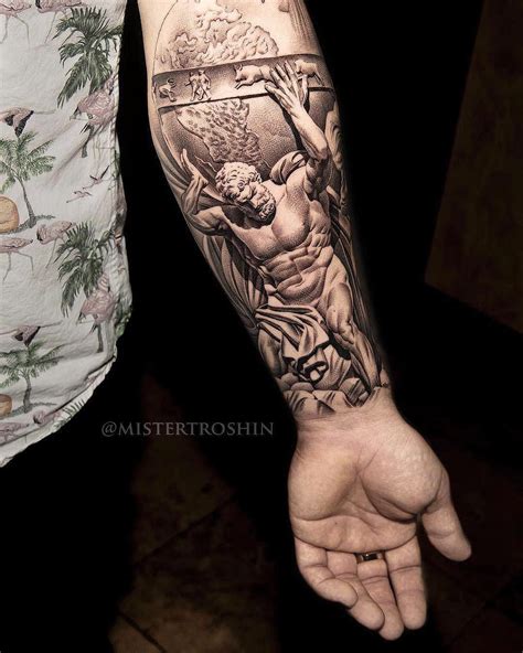 Amazing Artist Mistertroshi Greek Tattoos Arm Tattoos For Guys