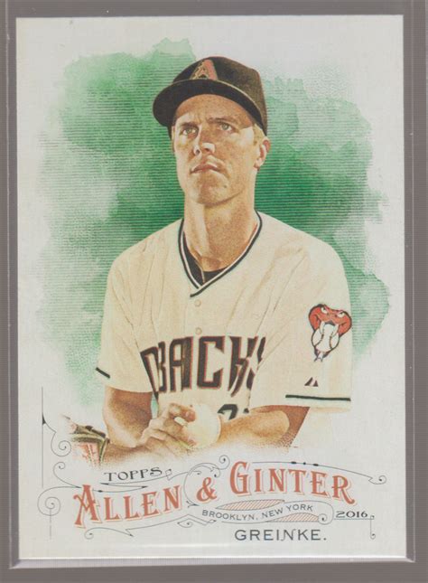 2016 Topps Allen Ginter 129 Zack Greinke EBay