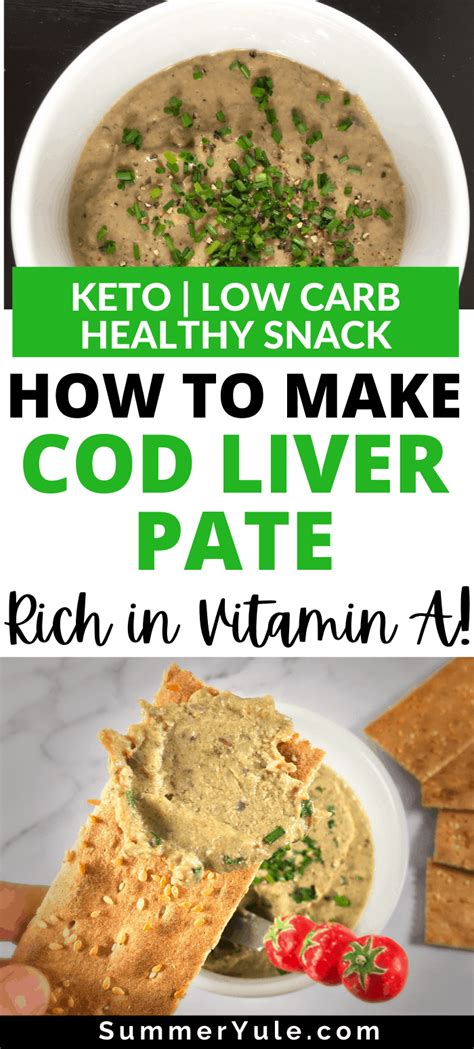 Cod Liver Pate Recipe With Smoked Oyster • Summer Yule Nutrition And Recipes