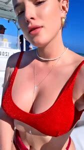 INSTA VID K2S Bella Thorne Red Bikini 02 17 2023 Phun Org Forum