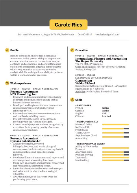 Top Accounting Resume Examples & Samples