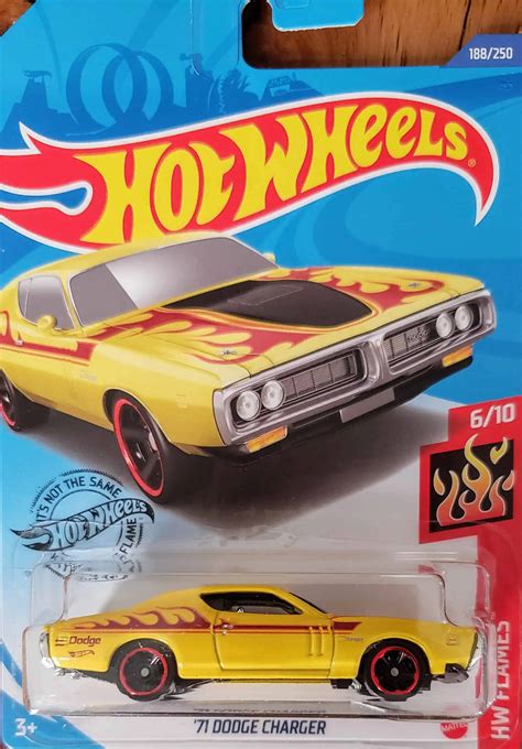 Hot Wheels Flames 71 Dodge Charger Universo Hot Wheels