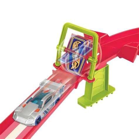 Комплект за игра писта с количка Hot Wheels Neon Speeders Skyscraper