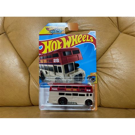 店小二 現貨 正版 全新 hot wheels 風火輪 trouble decker 濱城巴士 觀光巴士 蝦皮購物