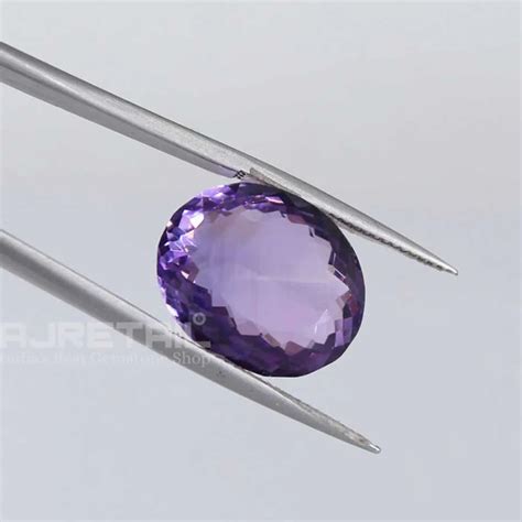 Gemstone Purple 20 To 30 Carat Natural Amethyst Stone With IGL Lab