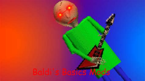 Baldis Basics Mods Baldi Likes To Rock Youtube