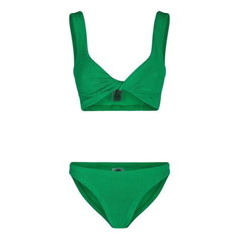 Juno Emerald Green Bikini Set Le Noir Unconventional Luxury