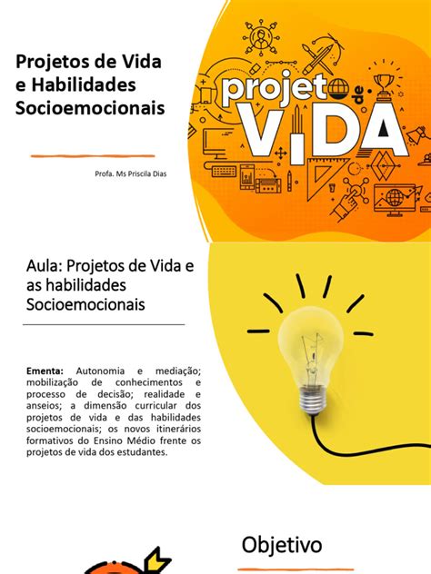 Cartaz Projeto De Vida Habilidade - Projetos de Vida e Habilidades Socioemocionais | PDF | Aprendizado ...