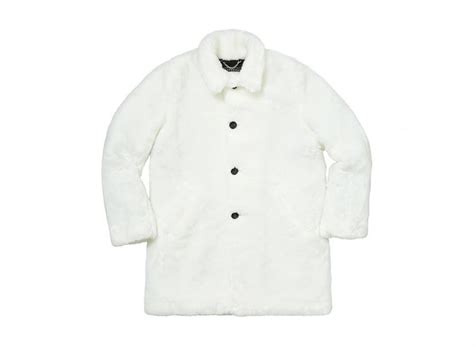 Supreme HYSTERIC GLAMOUR Fuck You Faux Fur Coat White の新品 中古フリマ 通販 スニダン