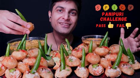 Extremely Spicy🔥 Panipuri Eating Challenge🌶️phuchka Eating😋golgappa