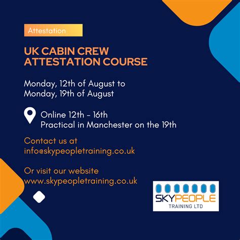 Uk Cabin Crew Attestation Course Skypeople Training