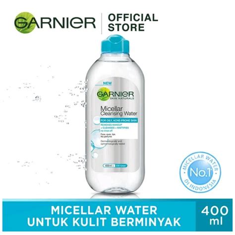 Jual Garnier Micellar Water Blue 400 Ml Shopee Indonesia