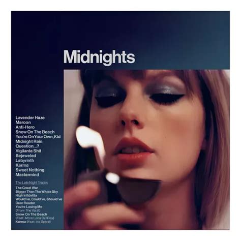 Cd Usa Lacrado De Taylor Swift Midnights The Late Night Edition Meses