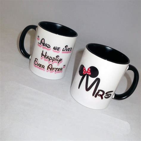 Disney Mug Set Mr Mrs Mugs Mr And Mr Mrs And Mrs Etsy