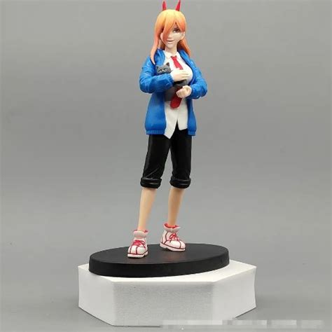 Характеристики Фигурка Аниме Человек-бензопила Пауэр 18 см подробное ...