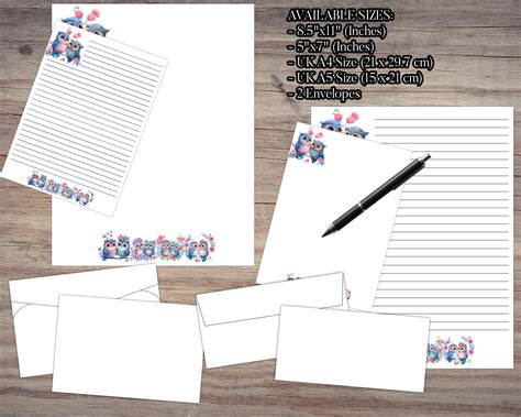 Free Printable Lined Stationary