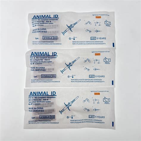 Injectable Pet Microchip Implant for Dogs Cat Animals ID - Animal ID