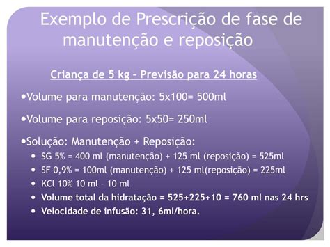 PPT Terapia de Reidratação Oral e Venosa PowerPoint Presentation