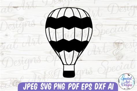 Hot Air Balloon Svg Hot Air Svg Graphic By Specialartdigitaldesigns Creative Fabrica