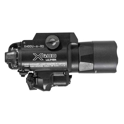 SureFire X400 Ultra LED Weapon Light w/ Red Laser