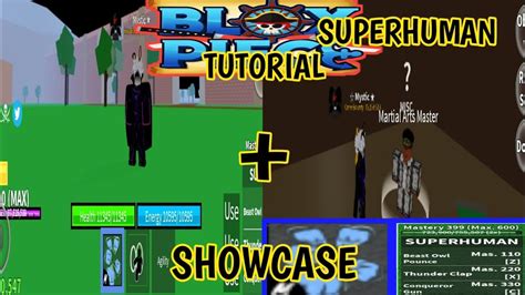 Cara Mendapatkan Fighting Style Superhumanshowcase Blox Fruit Update 16 Youtube