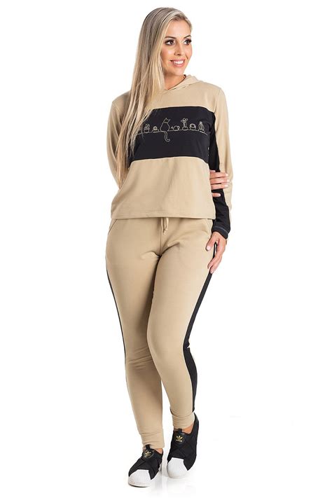 Conjunto De Molecotton Feminino Laila Nude