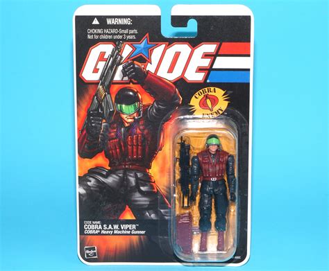 2007 Gi Joe 25th Cobra Saboteur Firefly V14 Moc Mosc Cartoon Series