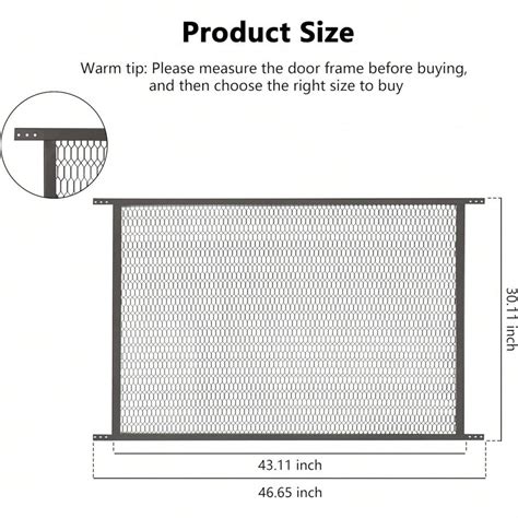 Pet Grille Screen Door Protector For Dogs Pets Cats Scratch Protector ...