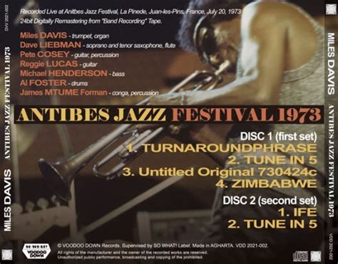 Yahoo Miles Davis Antibes Jazz Festival Cd