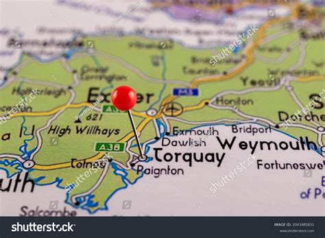 Torquay Torquay Map Close Torquay Map Stock Photo 2043485831 Shutterstock