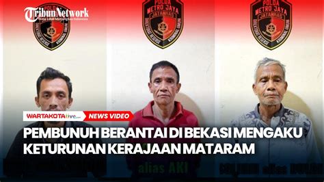 Pembunuh Berantai Di Bekasi Mengaku Keturunan Kerajaan Mataram Youtube