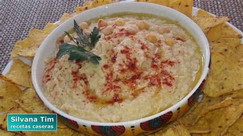 Receta Cómo hacer delicioso HUMMUS DE GARBANZOS fácil y rápido en poco