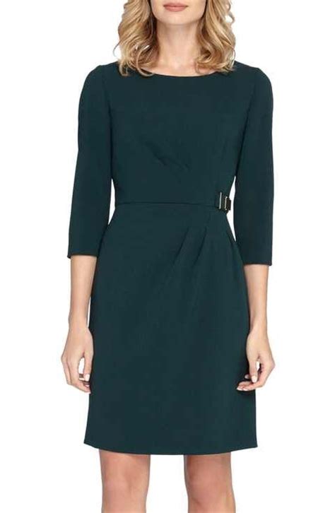 Tahari Crepe Sheath Dress Fashion Media All Fashion Office Dresses