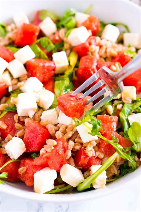 watermelon feta salad recipe delicioous meets healthy