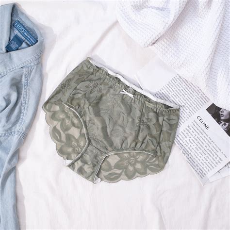 Quần Lót Bikini Lưng Cao Xanh Be Đại